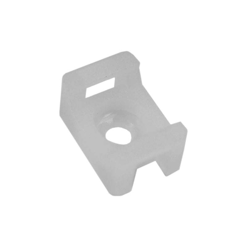 QualGear® CM2-W-100-P Cable Tie Mount, White