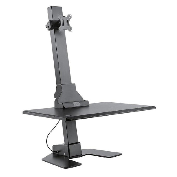 Star Ergonomics Electric Sit-Stand Workstation SE04E1WB -Motor Driven Height Adjustment, Flexible Monitor