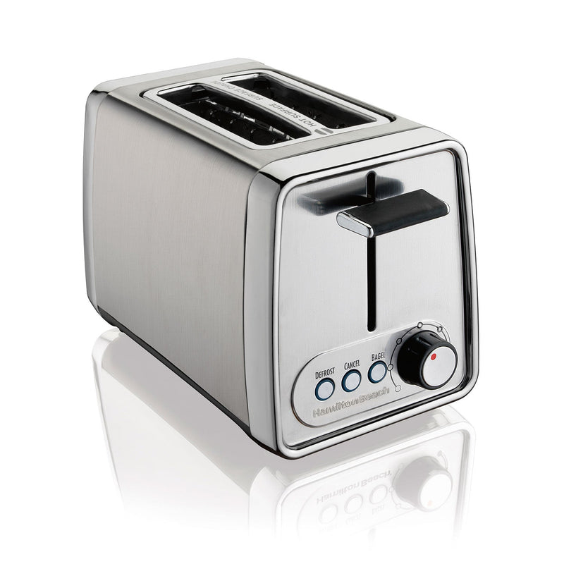 Hamilton Beach 2-Slice Modern Chrome Toaster 22785, Silver