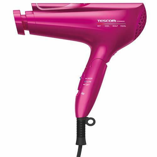 Tescom Collagen, Platinum and Nano Ion Hair Dryer, 1500W (Made in Japan) (Pink) - SaleCanada Inc.