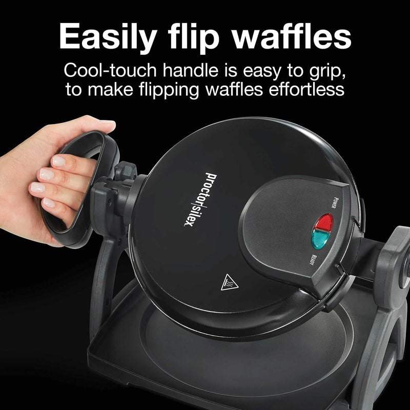 Proctor silex Belgian flip nonstick waffle maker (26090PS)