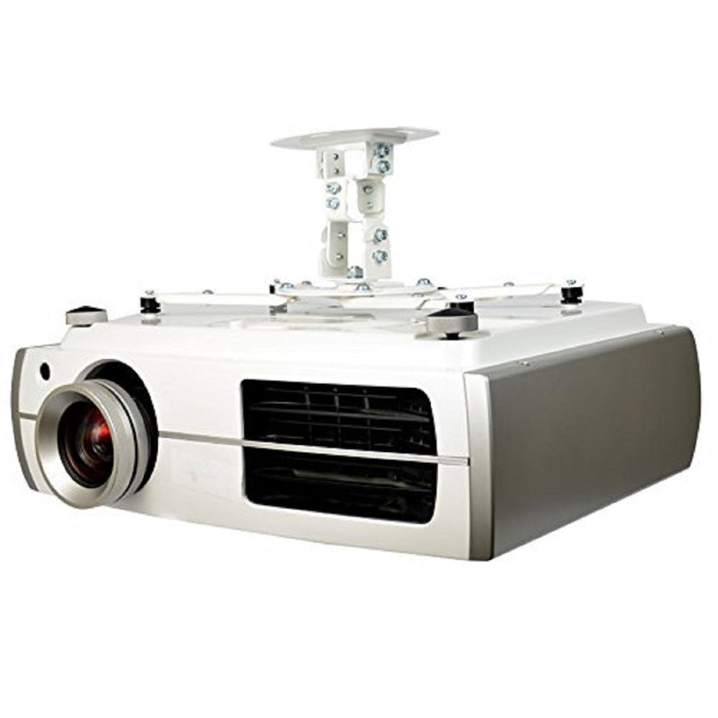 QualGear® QG-PM-002-WHT-S High Quality Easy Installatio Projector Ceiling Mount