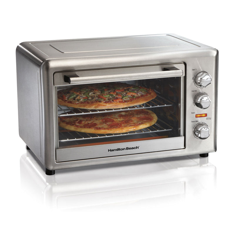 Hamilton Beach 31103DC Countertop Oven with Convection and Rotisserie, Stainless Steel