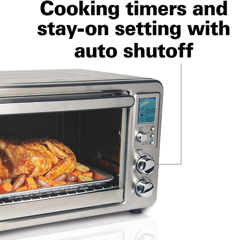 HAMILTON BEACH Sure-Crisp Digital Air Fryer Toaster Oven with Rotisserie - 31194C