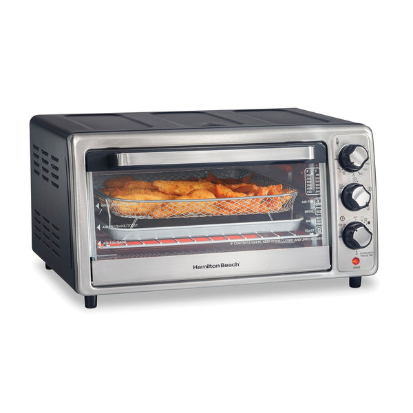 Hamilton Beach Sure-Crisp® Air Fryer Countertop Toaster Oven, Stainless Steel, 31418