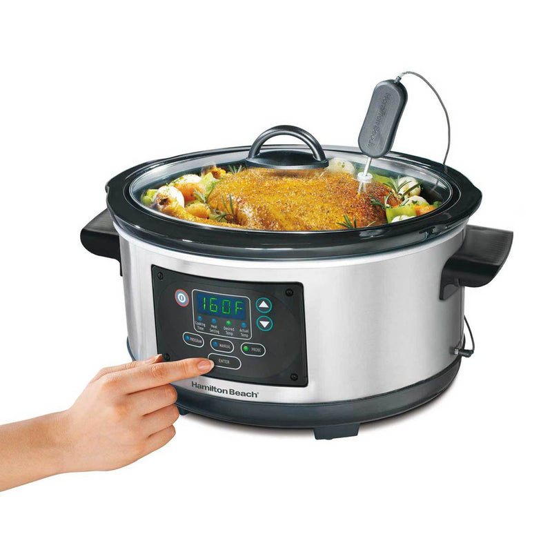 Hamilton Beach Programmable Set & Forget 5 Quart Slow Cooker (33958C)