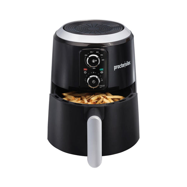 Proctor Silex Air Fryer, 3.7 Quart Capacity (3.5 Liters), 35056, Black