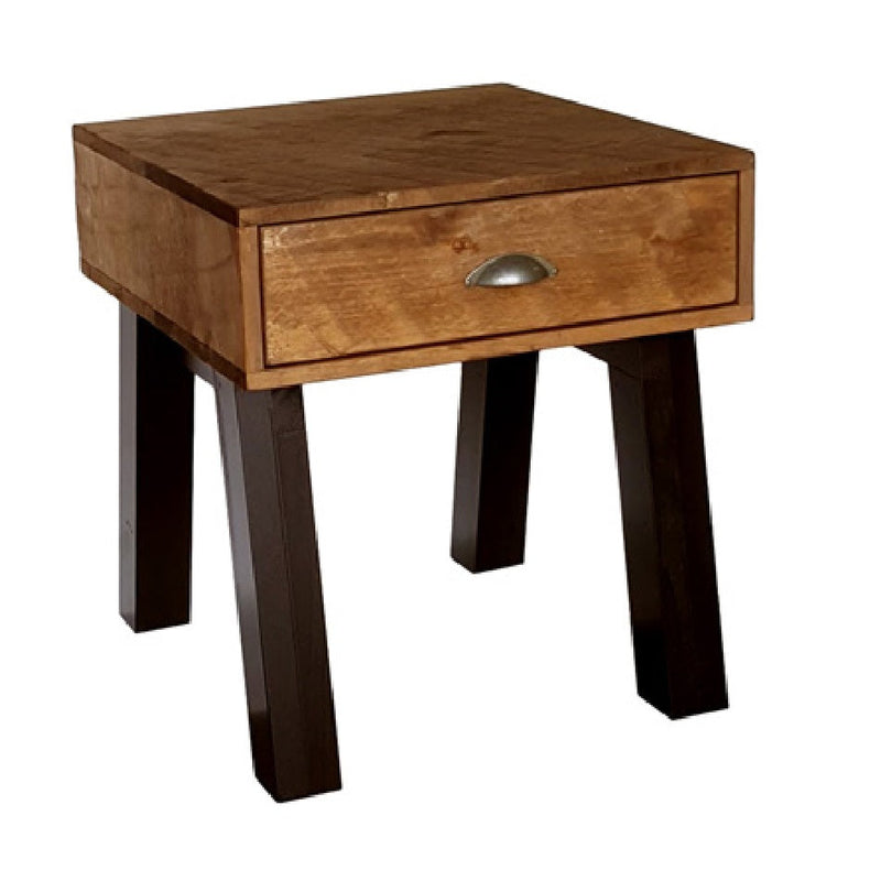 NAAV-362 Handcrafted Hudson End Table Authentic Canadian Made Rustic Pine Furniture