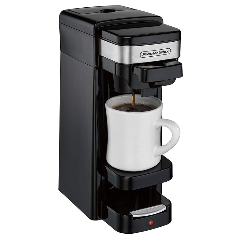 Proctor Silex 49969C Single Serve Coffeemaker, Black