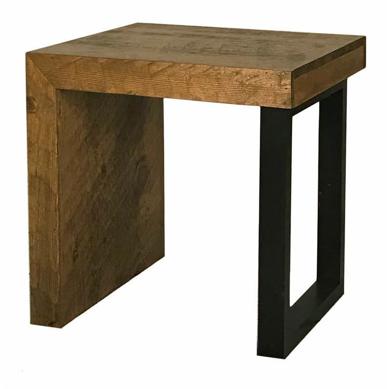 Handcrafted Nuvo End Table Authentic Canadian Made Rustic Pine Furniture