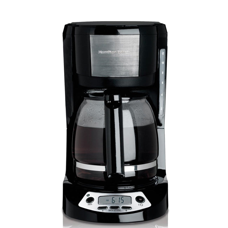 Hamilton Beach 12 Cup Programmable Coffeemaker 49615C, Black