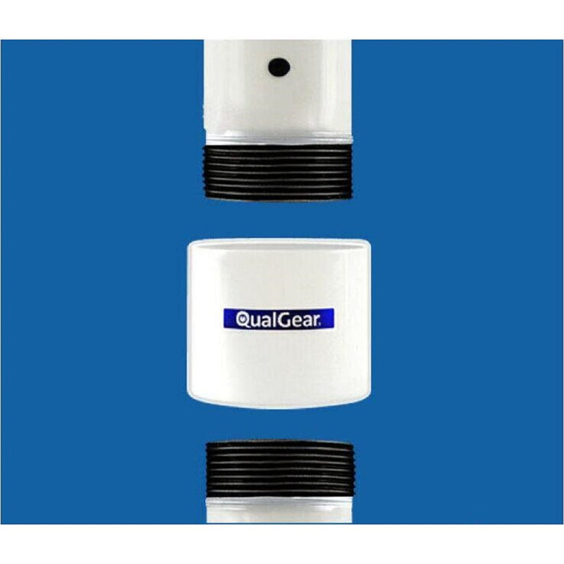 QualGear® QG-PRO-PM-PC-W Pro-AV 1.5" High Quality White Pipe Projector Connector