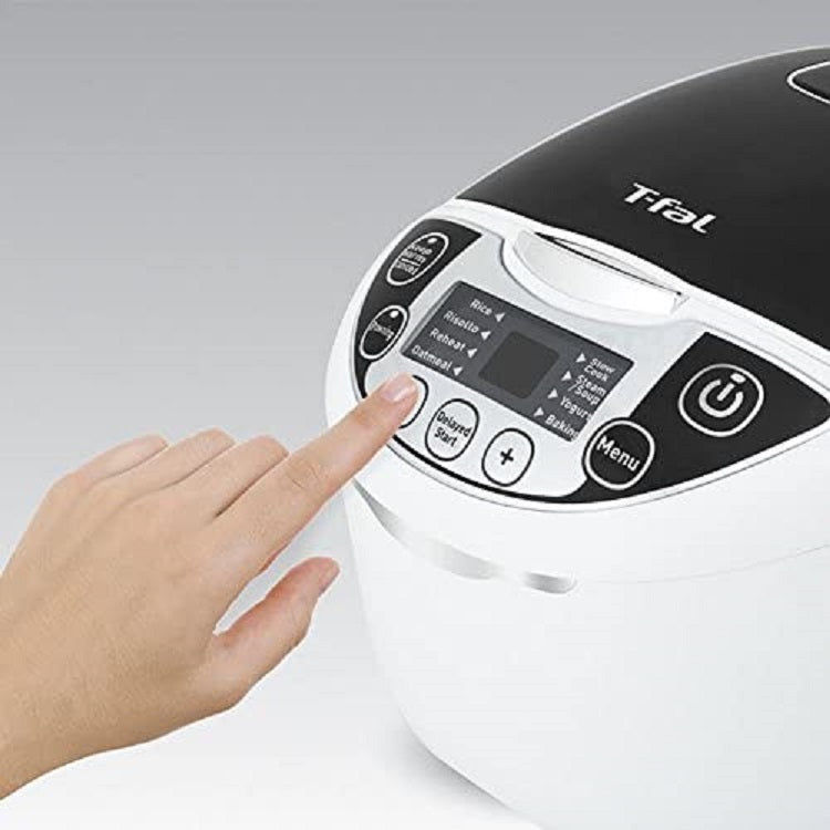 T-fal 10 in 1 Rice and Multicooker RK705851, 10-cup Capacity "Blemished Packaging- Refurbished -3 Months Warranty"