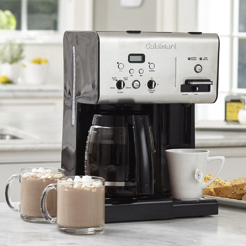 Cuisinart CHW-12IHR Coffee Plus 12-Cup Programmable Coffeemaker And Hot Water System (Refurbished)