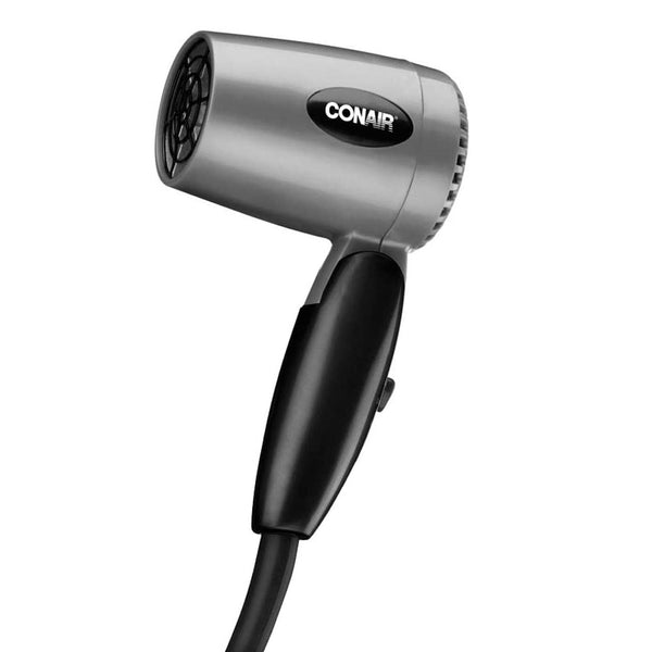 Conair 124AC 1600 Watt Compact Travel Hair Dryer with Folding Handle (SCUF)