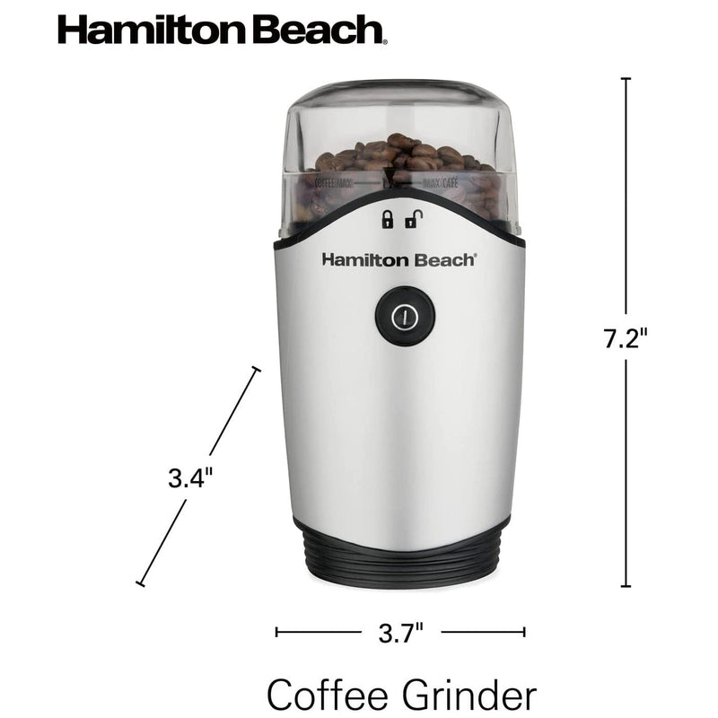 Hamilton Beach 12 Cup Coffee Grinder 80350R, Silver