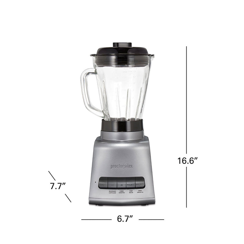 Proctor Silex 52 oz high-performance (silver) blender (53560)