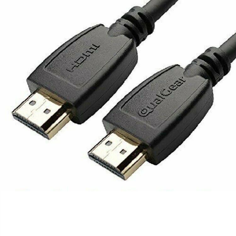 Qualgear® 12 Ft High Speed HDMI 2.0 cable with 24k Gold Plated Contacts, Supports 4k Ultra HD, 3D, Upto 18Gbps, Ethernet, 100% OFC (QG-CBL-HD20-12FT)