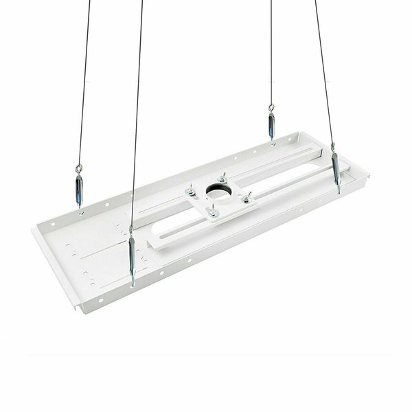 QualGear® QG-PRO-PM-SCA-W Pro-AV 1.5" Suspended For Adjustable Ceiling Adapter