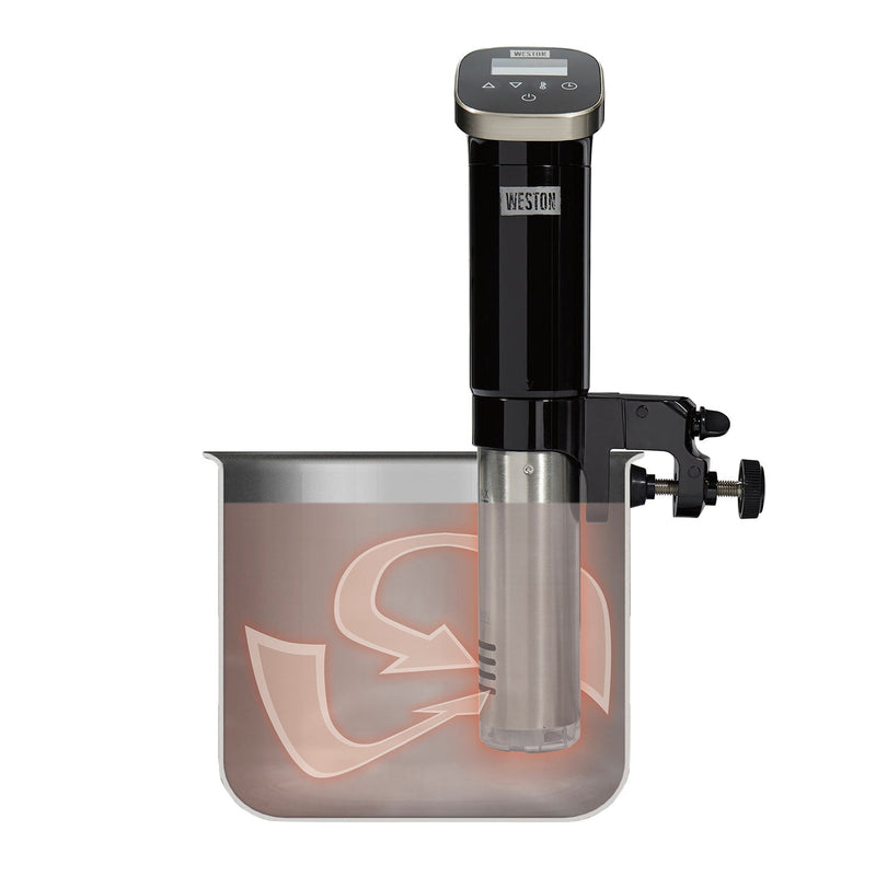 Weston Sous Vide Immersion Circulator with Digital Controls and Display, 800W, Black (36200)