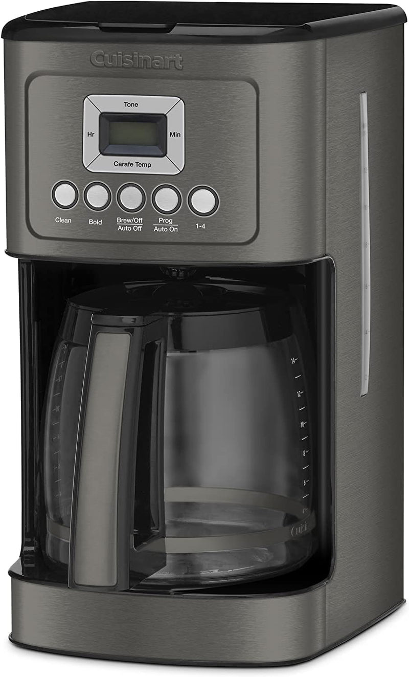 Cuisinart DCC-3200BKSC Perfectemp Coffee Maker, 14 Cup Glass Carafe Black Stainless Steel