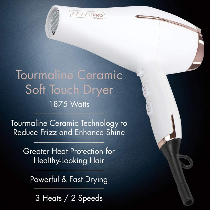 Conair 362C Infiniti Pro Tourmaline Ceramic Soft Touch Full Size Hair Dryer