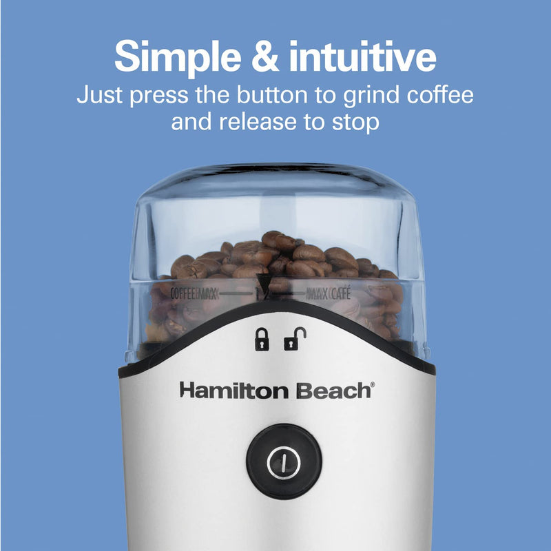 Hamilton Beach 12 Cup Coffee Grinder 80350R, Silver