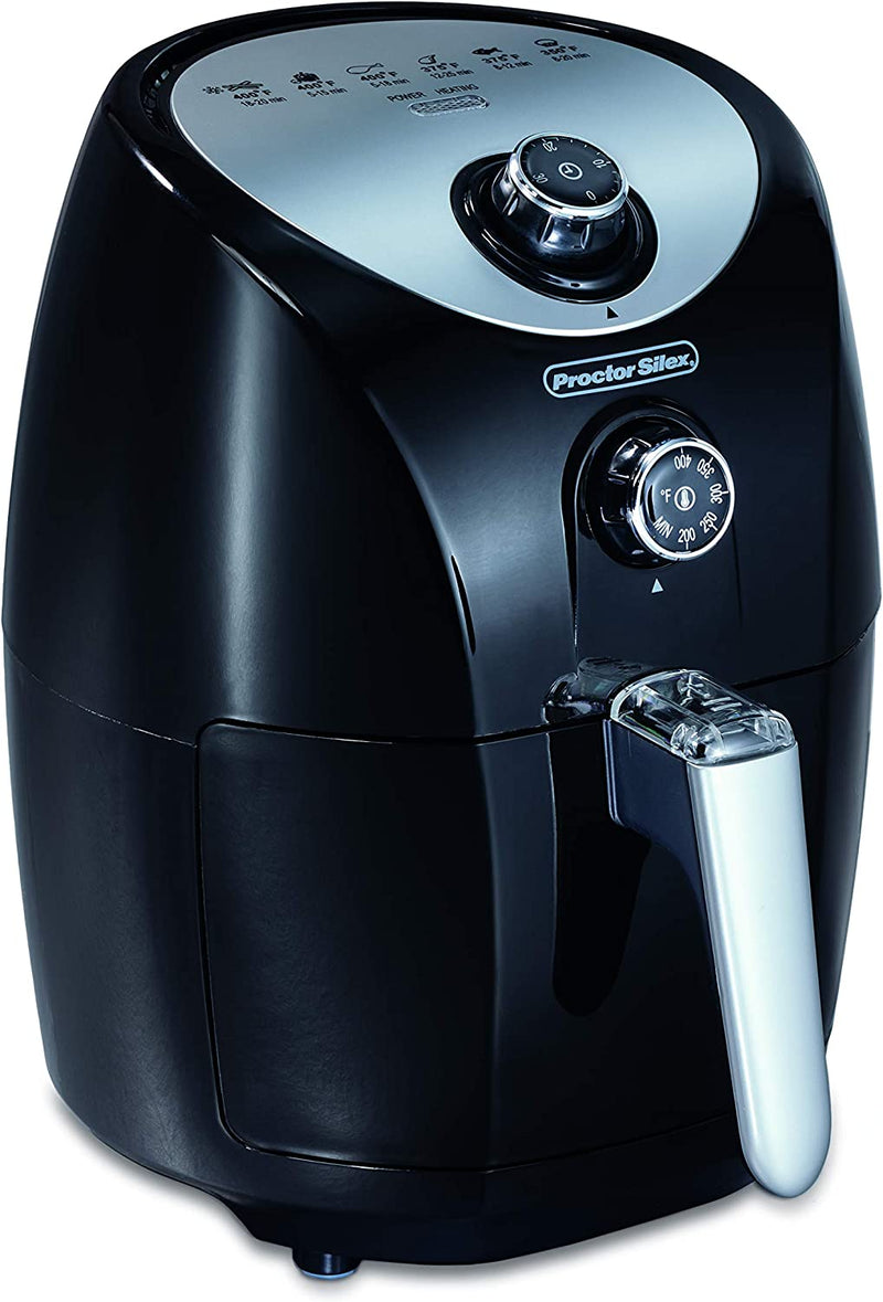 Proctor Silex Air Fryer 35055, 2.2 QT, Black