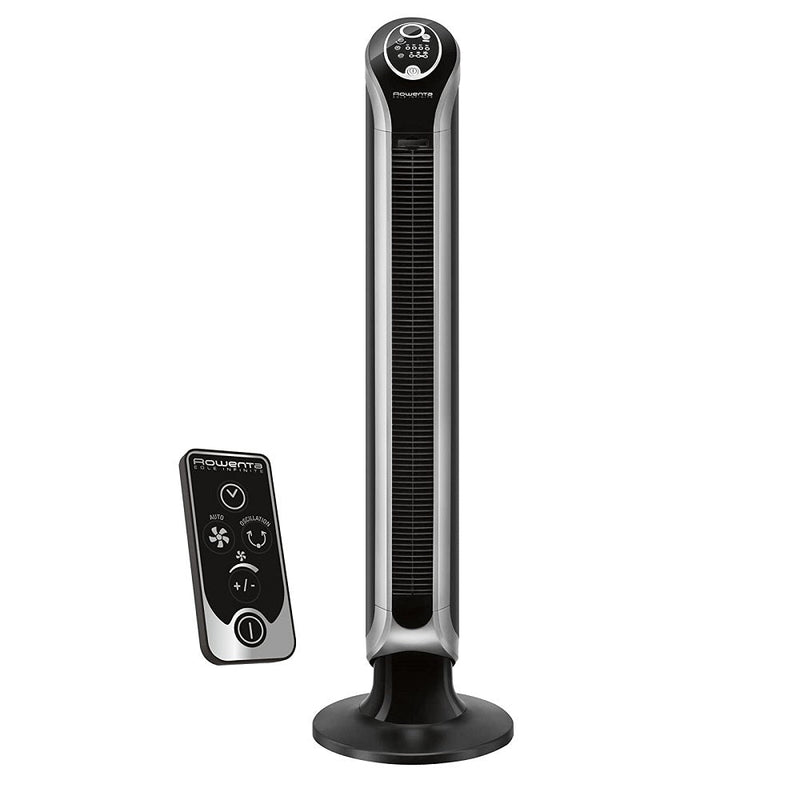 Rowenta VU6670U2 Fresh 180 Degree Tower Fan, Black (Refurbished)