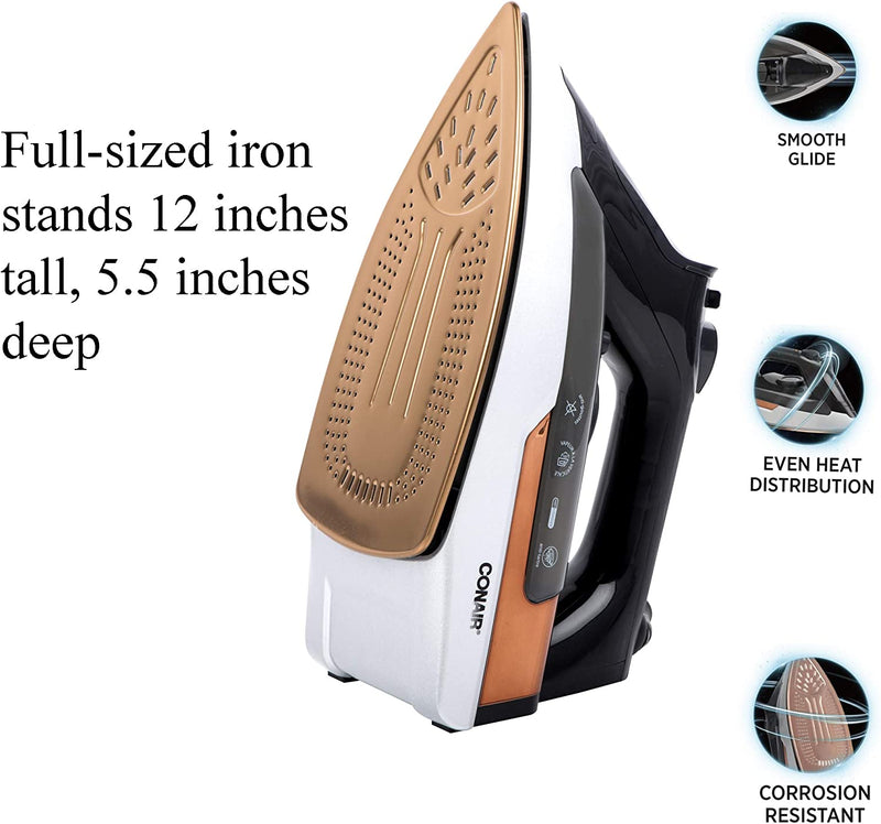 Conair Extreme Steam Pro Steam Clothing Iron, 1875-Watts with Nano Titanium Soleplate Iron