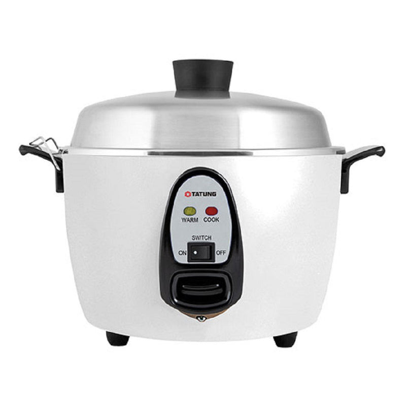 Tatung TAC-10GSF 10 Cup Rice Cooker – White Aluminum Cook Pot