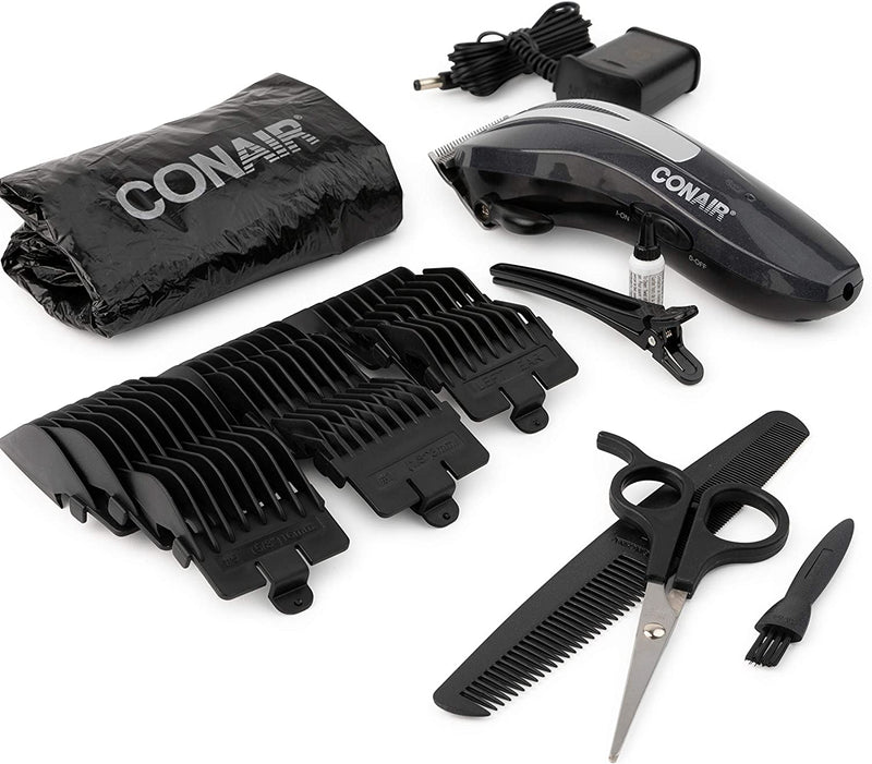 Conair for Men Conair for men 20 pc lithium ion clipper haircut grooming kit, 1 count