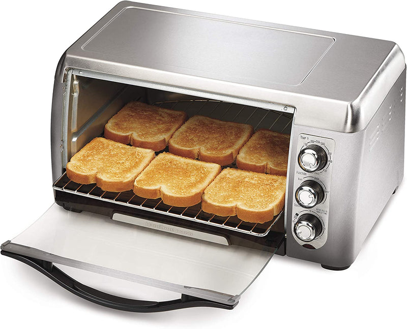 Hamilton Beach 31340C 6 Slice Toaster Oven, Stainless Steel