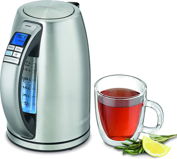 Cuisinart 1.7L Digital PerfecTemp Cordless Kettle CPK-20C, Silver, Large