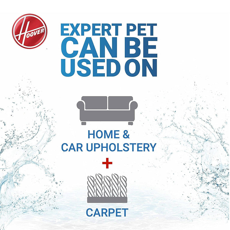 Hoover Expert Pet Carpet Cleaner Solution Formula, 128 oz, AH15075, Red