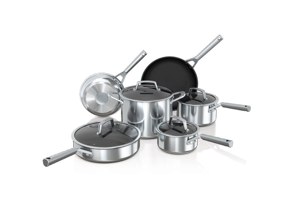 Ninja™ Foodi™ NeverStick® Stainless 10-Piece Cookware Set