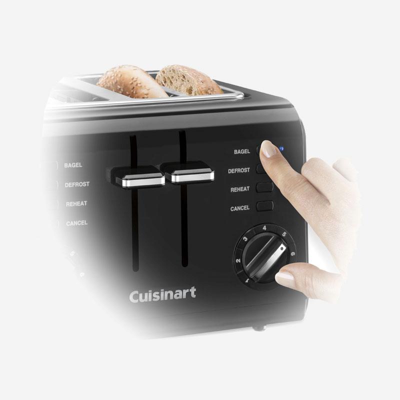 Cuisinart 4-Slice Compact Toaster CPT-142BKC