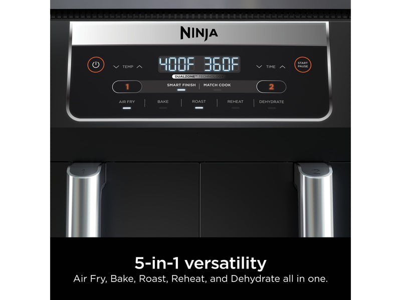 Ninja™ Foodi® DZ090C 5-in-1, 6-qt. 2-Basket Air Fryer with DualZone™ Technology