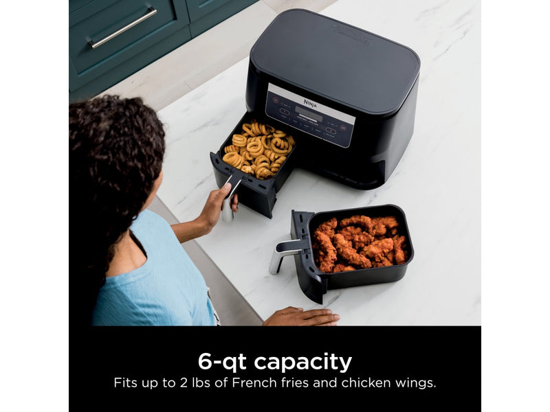 Ninja™ Foodi® DZ090C 5-in-1, 6-qt. 2-Basket Air Fryer with DualZone™ Technology