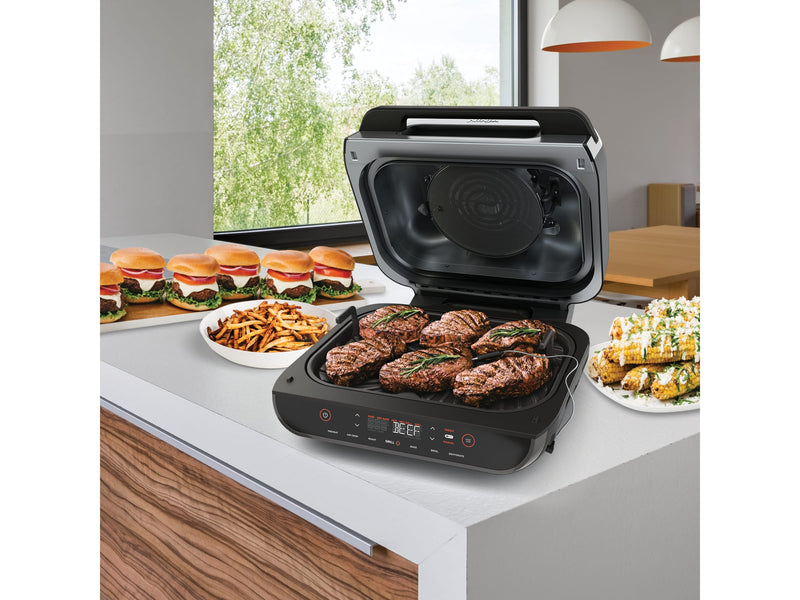 Ninja® Foodi™ Smart XL 6-in-1 Indoor Grill with 4-Quart Air Fryer, Roast, Bake, Dehydrate, Broil, and Smart Cook System