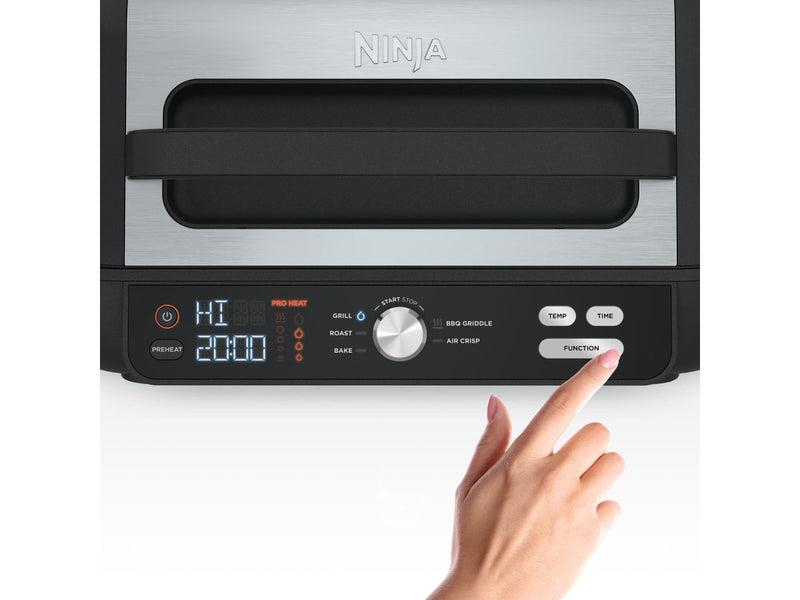 Ninja IG600C Foodi XL Pro 5-in-1 Indoor Grill & Griddle with 4-Quart Air Fryer, Roast, and Bake