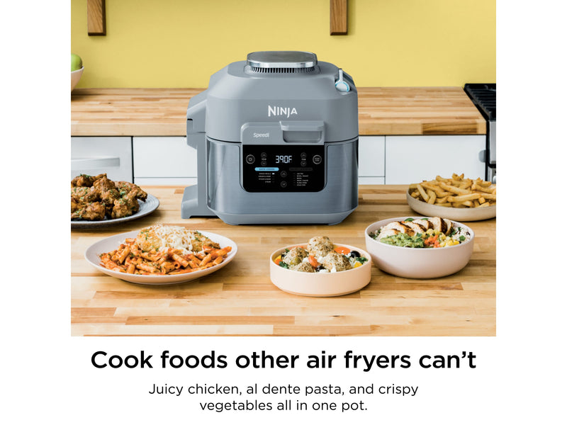 Ninja Speedi™ Rapid Cooker & Air Fryer, SF300C, 6-Qt. Capacity, 10-in-1 Functionality, Meal Maker, Sea Salt Gray