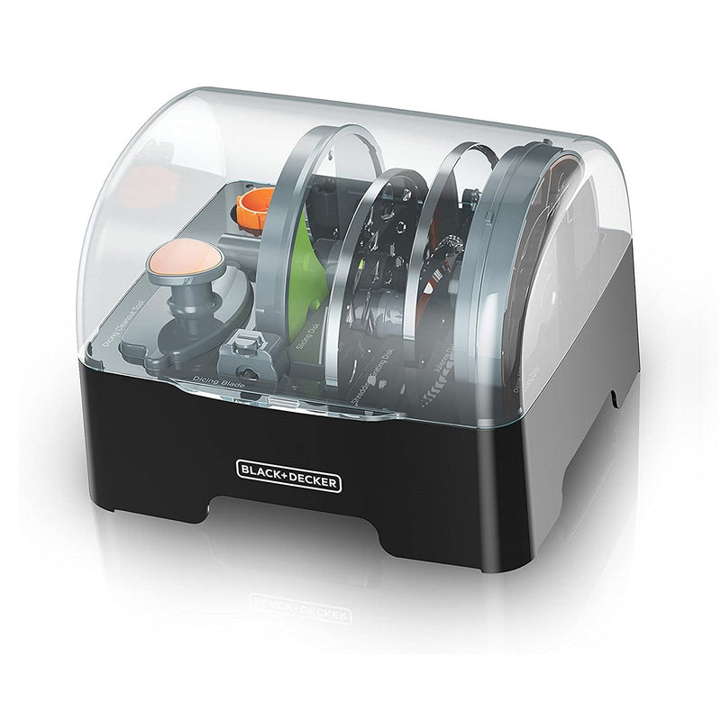 Black+Decker MultiPrep All-in-One Cutting Appliance, Food Processor and Chopper, Black, SL3000BC, Black