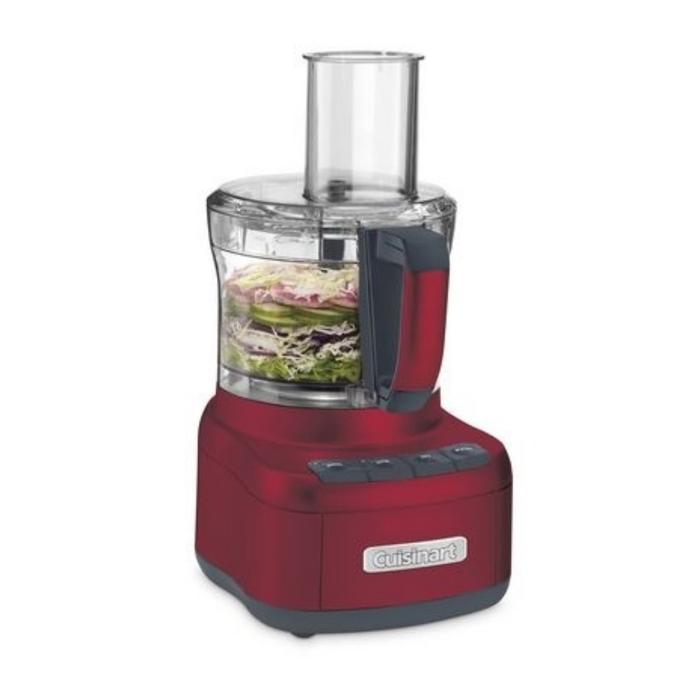 Cuisinart FP-8MREC Elemental 8-Cup (1.9 L) Food Processor - Metallic Red