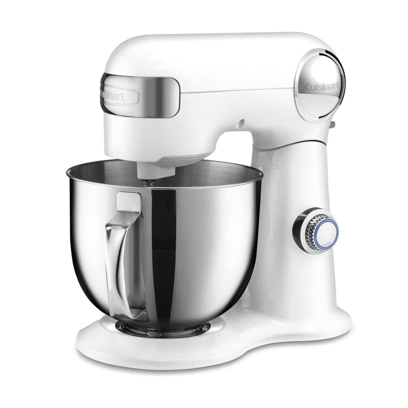 CUISINART SM-50IHR Precision Master 5.5 Qt (5.2L) Stand Mixer with 500-Watt Motor, White- 6 Months Cuisinart Manufacturer Warranty (Refurbished)