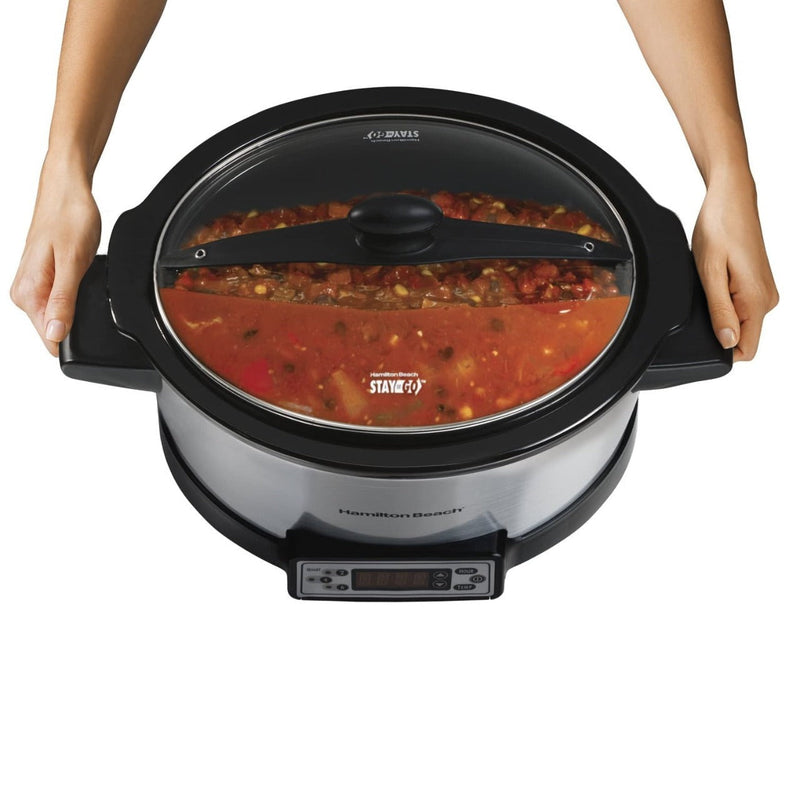 Hamilton Beach 33642C Programmable Right Size Multi Quart Slow Cooker