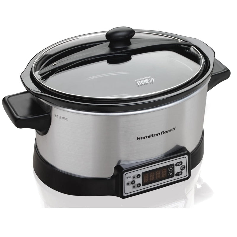 Hamilton Beach 33642C Programmable Right Size Multi Quart Slow Cooker