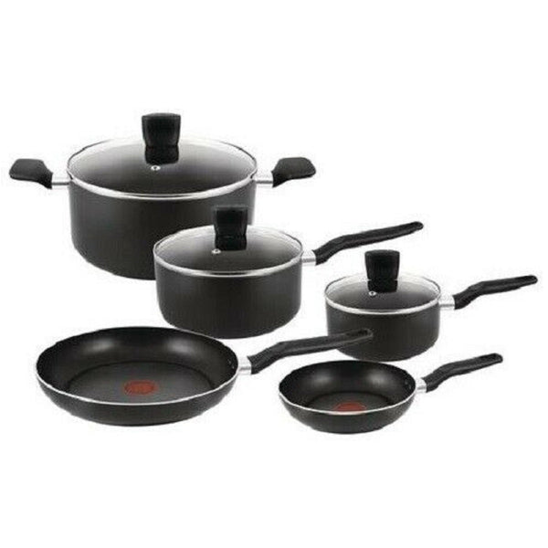 T-fal POT SET 8P NEW START UP BLK, Blemished Packaging 1 YR T-FAL Warranty - SaleCanada Inc.