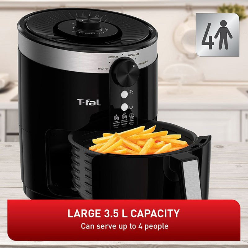 T-fal EY120850 Fry Easy Fry Compact Large Air Fryer- (Manufacturer Refurbished - Comes with 1 year Manufacturer Warranty)