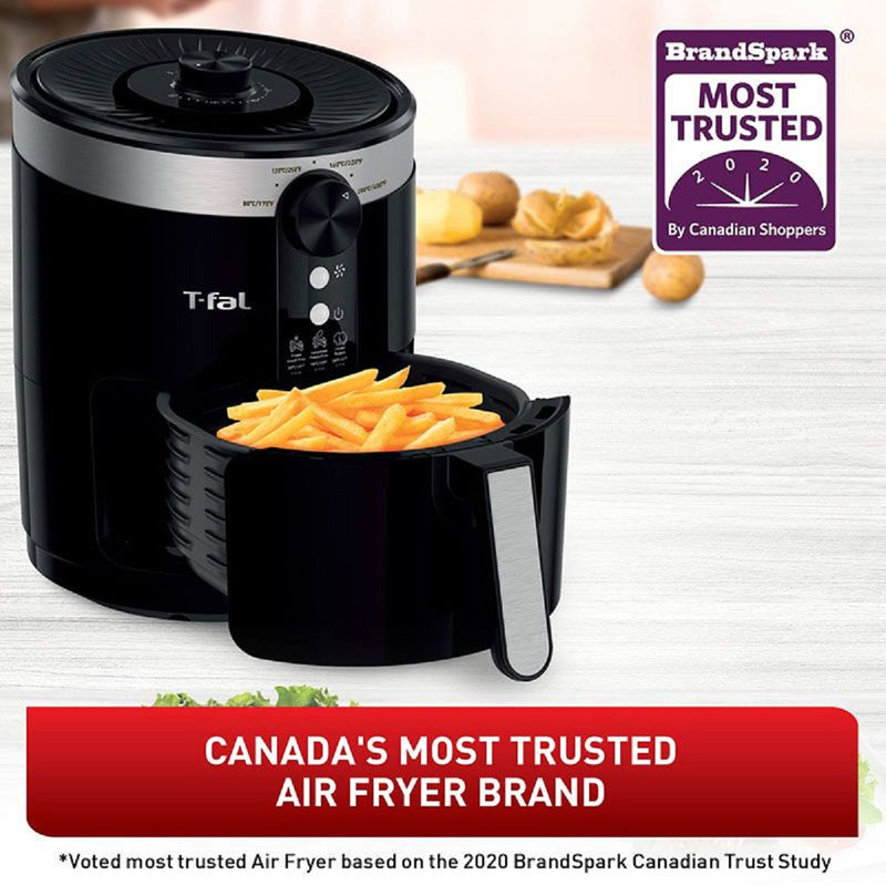 T-fal EY120850 Fry Easy Fry Compact Large Air Fryer- (Manufacturer Refurbished - Comes with 1 year Manufacturer Warranty)